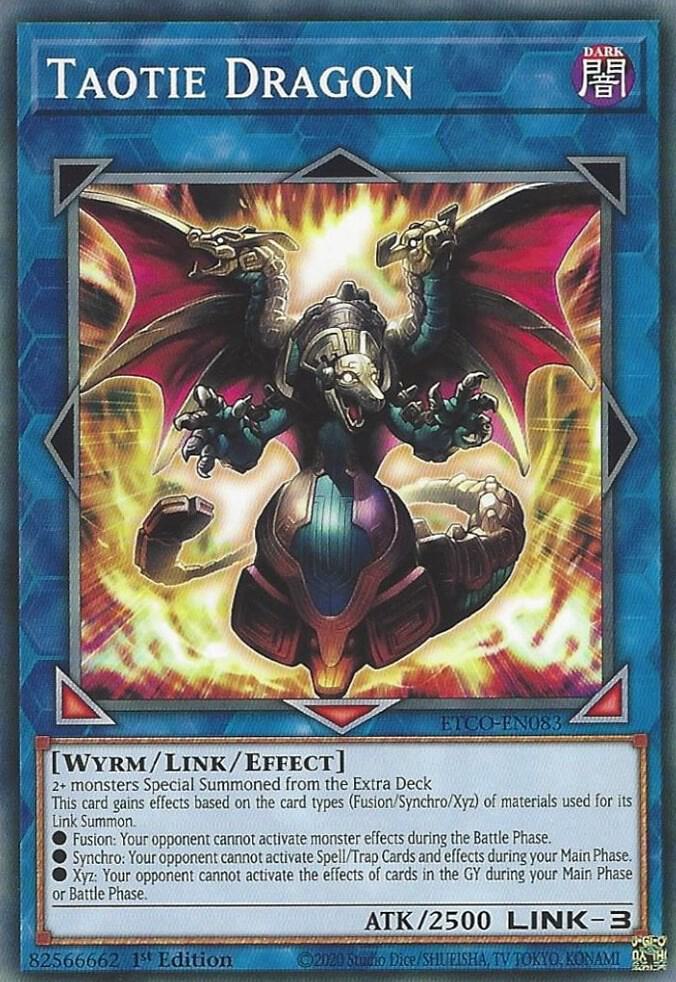 Taotie Dragon ETCO-EN083 (Eternity Code)  - 1st Edition