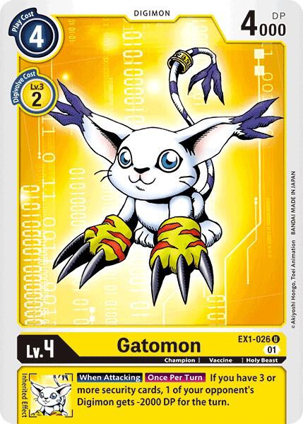 Gatomon EX1-026 U (Classic Collection) 
