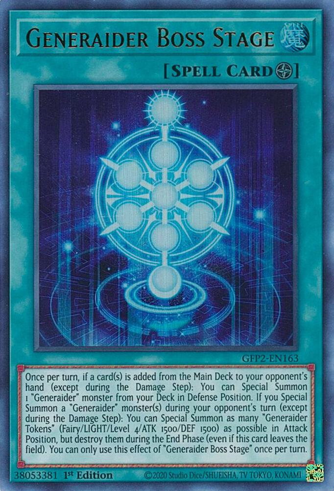 Generaider Boss Stage GFP2-EN163 (Ghosts From the Past: The 2nd Haunting)  - 1st Edition