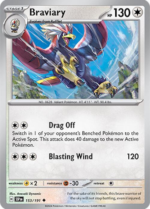 Braviary 153/191 (SV08: Surging Sparks) 