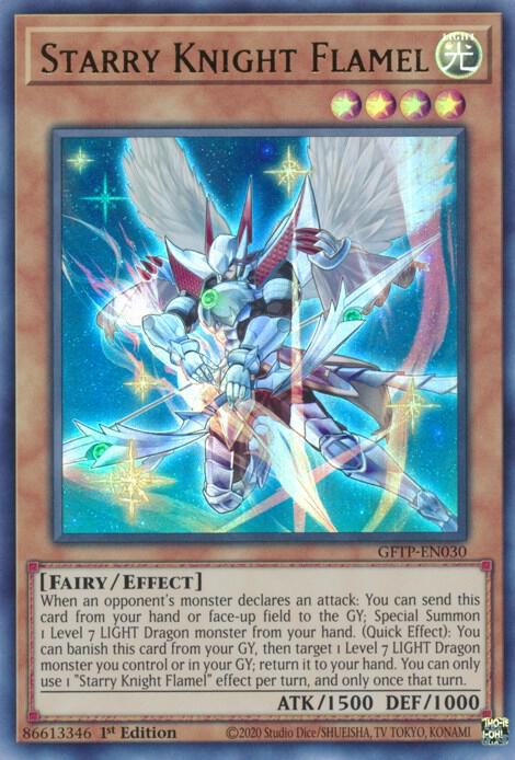 Starry Knight Flamel GFTP-EN030 (Ghosts From the Past)  - 1st Edition