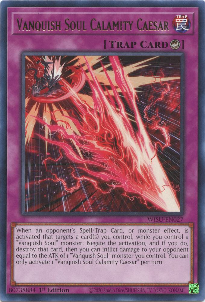 Vanquish Soul Calamity Caesar WISU-EN027 (Wild Survivors)  - 1st Edition
