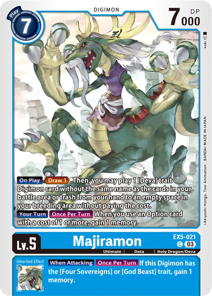 Majiramon EX5-021 C (Animal Colosseum) 
