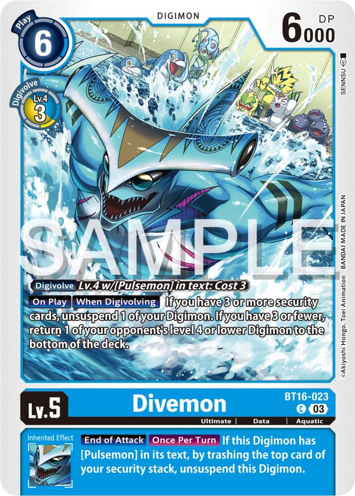 Divemon BT16-023 C (Beginning Observer) 