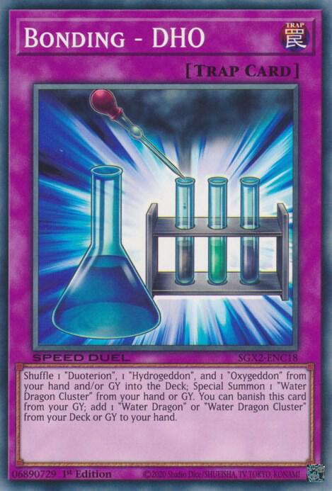 Bonding DHO SGX2-ENC18 (Speed Duel GX: Midterm Paradox)  - 1st Edition