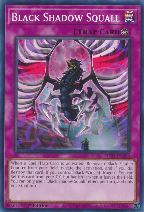 Black Shadow Squall MP23-EN208 (25th Anniversary Tin: Dueling Heroes Mega Pack)  - 1st Edition
