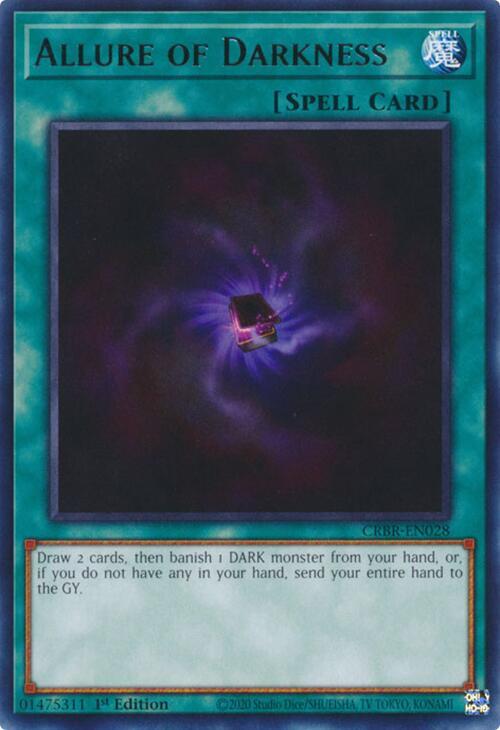 Allure of Darkness CRBR-EN028 (Crossover Breakers)  - 1st Edition