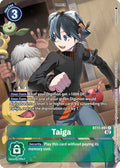 Taiga Alternate Art BT11-091 R (Dimensional Phase)  - Foil