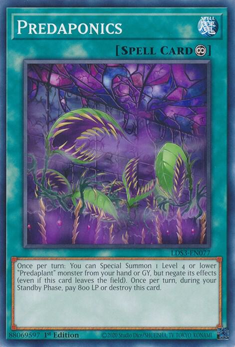 Predaponics LDS3-EN077 (Legendary Duelists: Season 3)  - 1st Edition