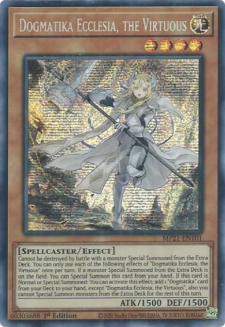 Dogmatika Ecclesia the Virtuous MP21-EN101 (2021 Tin of Ancient Battles)  - 1st Edition