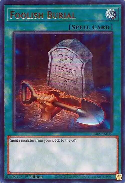 Foolish Burial UR RA02-EN049 (25th Anniversary Rarity Collection II)  - 1st Edition
