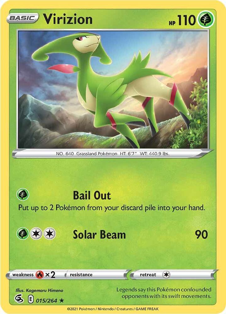 Virizion 015/264 (SWSH08: Fusion Strike) 