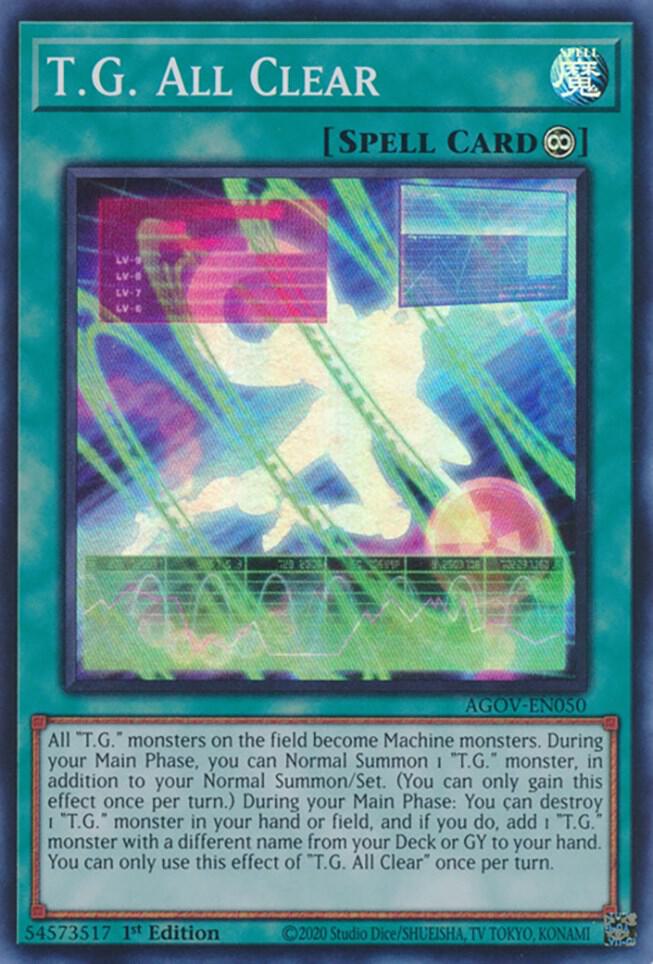 T.G. All Clear AGOV-EN050 (Age of Overlord)  - 1st Edition