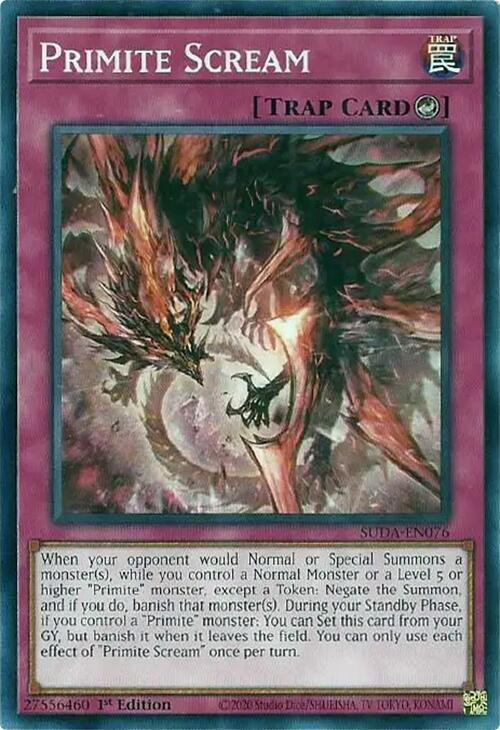 Primite Scream SUDA-EN076 (Supreme Darkness)  - 1st Edition