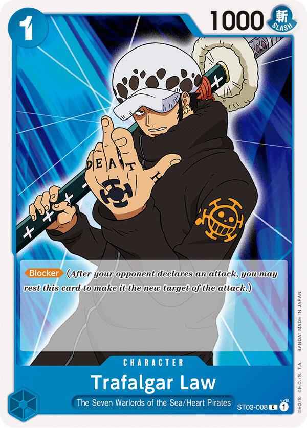 Trafalgar Law ST03-008 (Starter Deck 3: The Seven Warlords of The Sea)