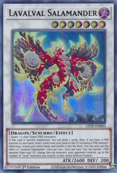 Lavalval Salamander GFTP-EN003 (Ghosts From the Past)  - 1st Edition