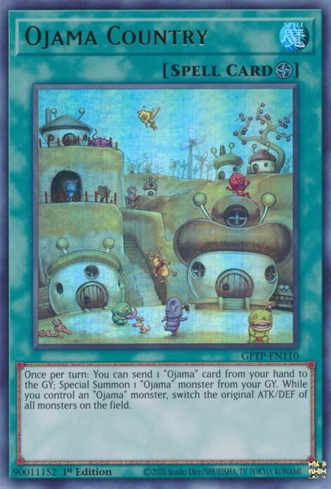 Ojama Country GFTP-EN110 (Ghosts From the Past)  - 1st Edition