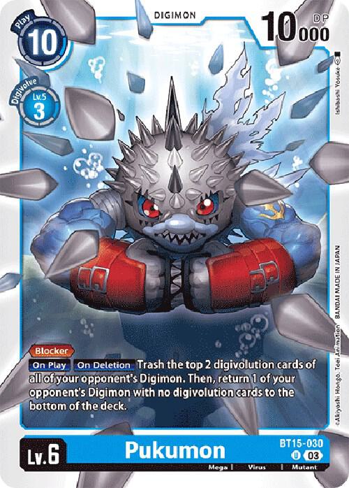 Pukumon BT15-030 U (Exceed Apocalypse) 