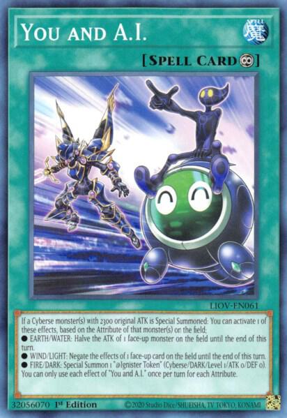 You and A.I. LIOV-EN061 (Lightning Overdrive)  - 1st Edition