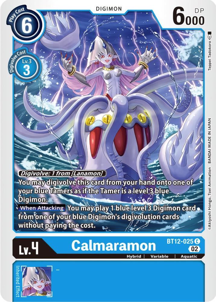 Calmaramon BT12-025 C (Across Time) 