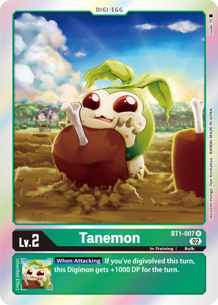 Tanemon Resurgence Booster Reprint BT1-007 R (Resurgence Booster)  - Foil