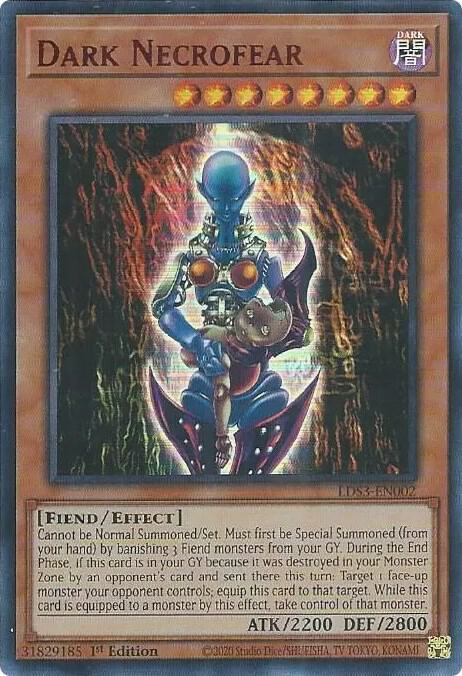 Dark Necrofear Red LDS3-EN002 (Legendary Duelists: Season 3)  - 1st Edition