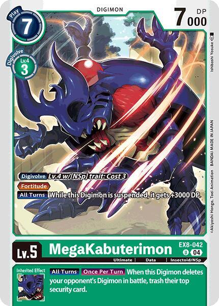 MegaKabuterimon EX8-042 U (Chain of Liberation) 