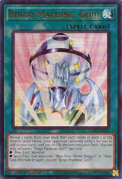 Bingo Machine Go UR RA02-EN062 (25th Anniversary Rarity Collection II)  - 1st Edition
