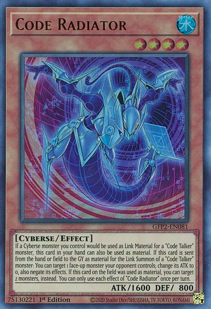 Code Radiator GFP2-EN081 (Ghosts From the Past: The 2nd Haunting)  - 1st Edition