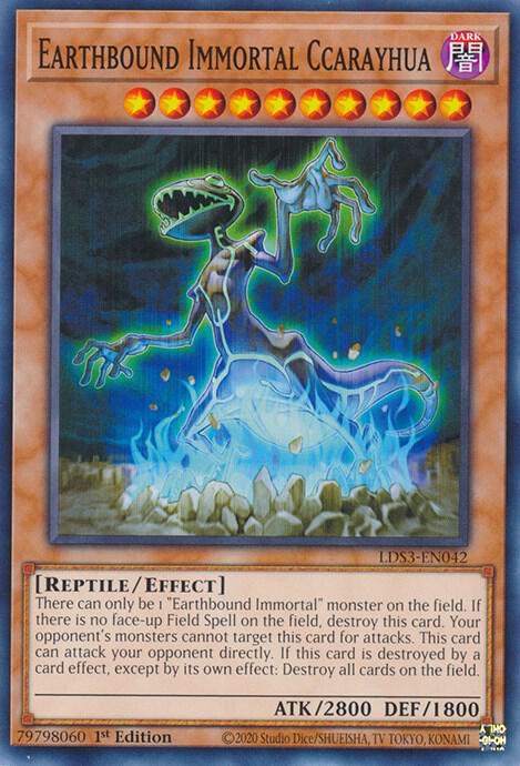 Earthbound Immortal Ccarayhua LDS3-EN042 (Legendary Duelists: Season 3)  - 1st Edition