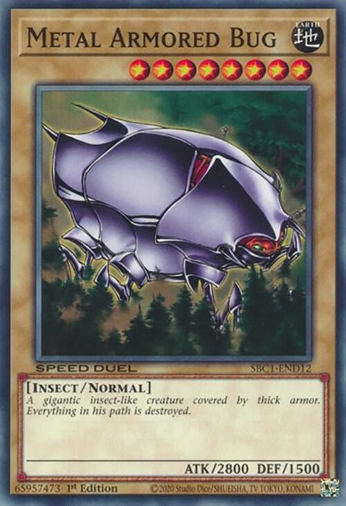Metal Armored Bug SBC1-END12 (Speed Duel: Streets of Battle City)  - 1st Edition
