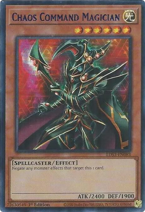 Chaos Command Magician Blue LDS3-EN083 (Legendary Duelists: Season 3)  - 1st Edition