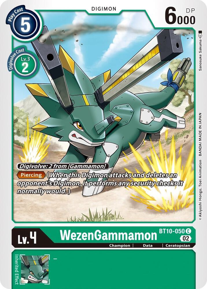 WezenGammamon BT10-050 C (Xros Encounter) 