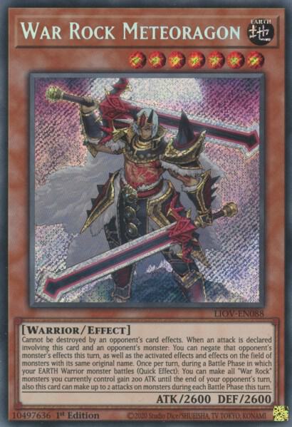 War Rock Meteoragon LIOV-EN088 (Lightning Overdrive)  - 1st Edition