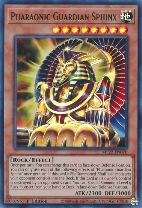 Pharaonic Guardian Sphinx MP22-EN070 (2022 Tin of the Pharaoh's Gods)  - 1st Edition