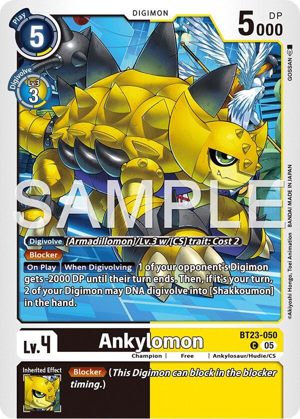 Ankylomon BT23-050 C (Hackers' Slumber) 