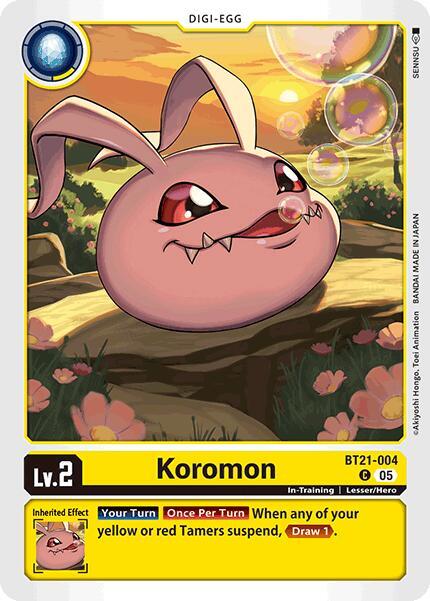 Koromon BT21-004 C (World Convergence) 