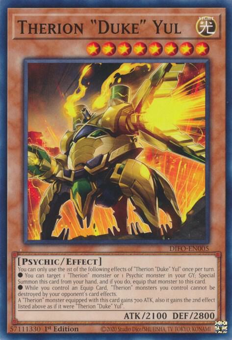 Therion "Duke" Yul DIFO-EN005 (Dimension Force)  - 1st Edition