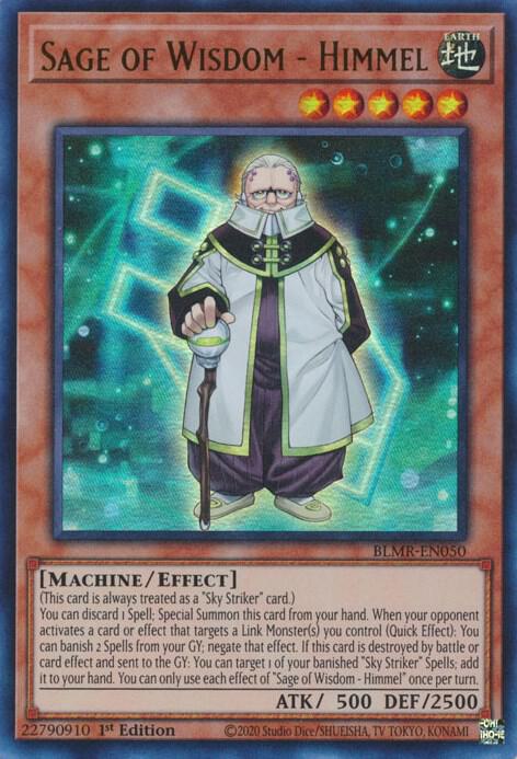 Sage of Wisdom - Himmel BLMR-EN050 (Battles of Legend: Monstrous Revenge)  - 1st Edition