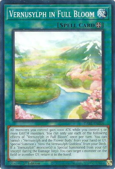 Vernusylph in Full Bloom DABL-EN066 (Darkwing Blast)  - 1st Edition