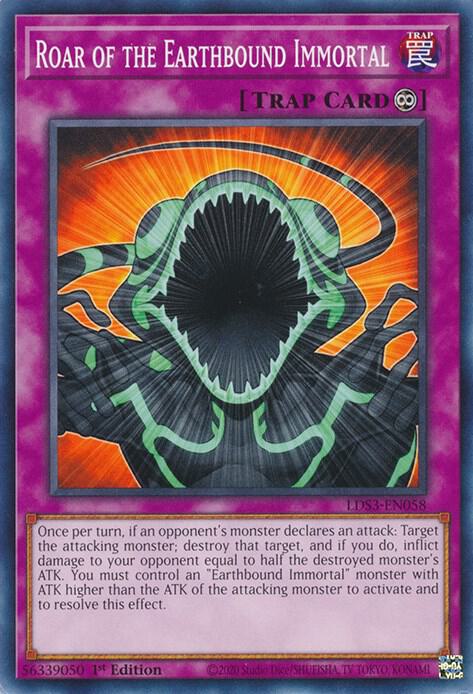 Roar of the Earthbound Immortal LDS3-EN058 (Legendary Duelists: Season 3)  - 1st Edition