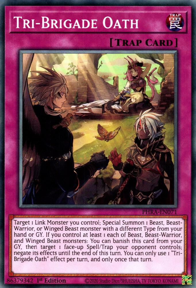 Tri-Brigade Oath PHRA-EN071 (Phantom Rage)  - 1st Edition