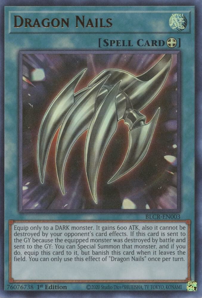 Dragon Nails BLCR-EN003 (Battles of Legend: Crystal Revenge)  - 1st Edition
