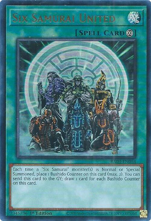 Six Samurai United UR RA03-EN054 (Quarter Century Bonanza)  - 1st Edition