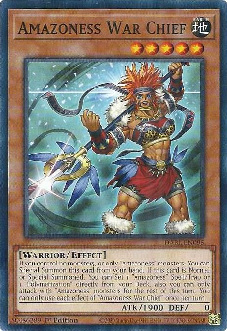 Amazoness War Chief DABL-EN095 (Darkwing Blast)  - 1st Edition