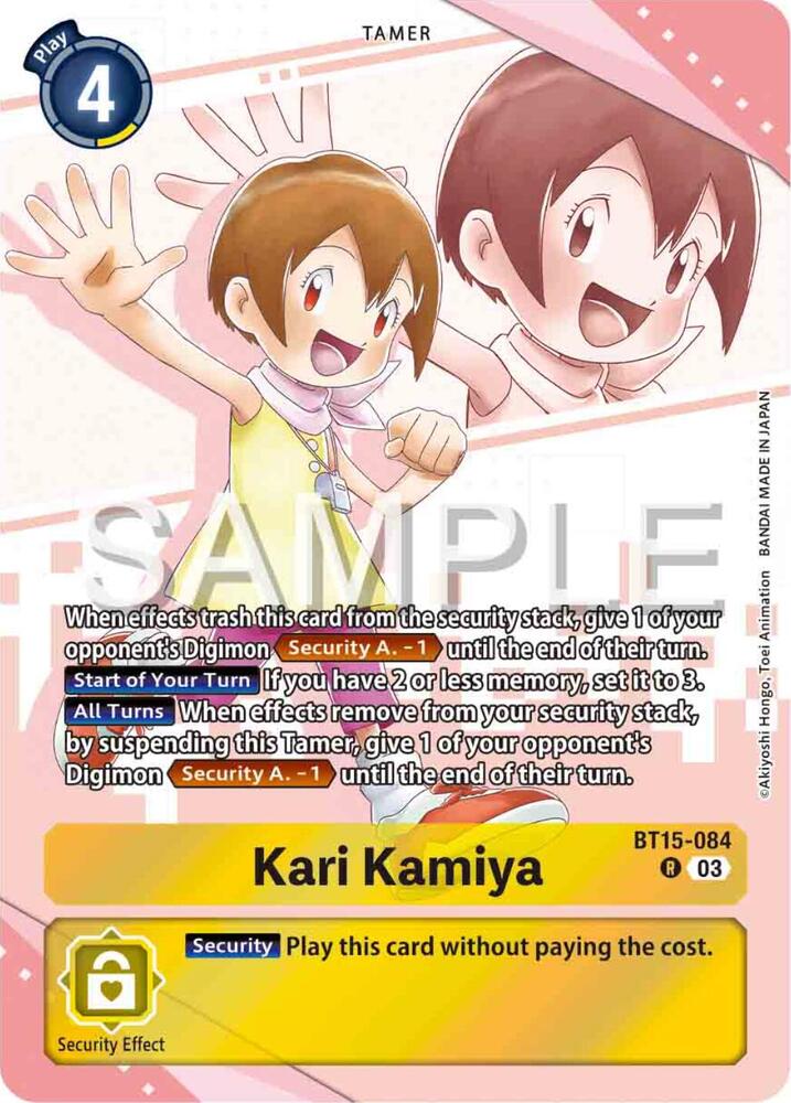 Kari Kamiya Premium Heroines Set BT15-084 R (Exceed Apocalypse)  - Foil