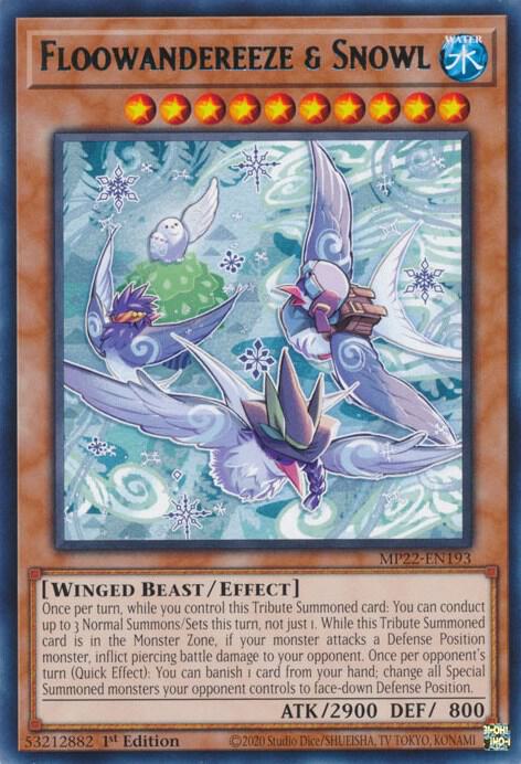 Floowandereeze and Snowl MP22-EN193 (2022 Tin of the Pharaoh's Gods)  - 1st Edition