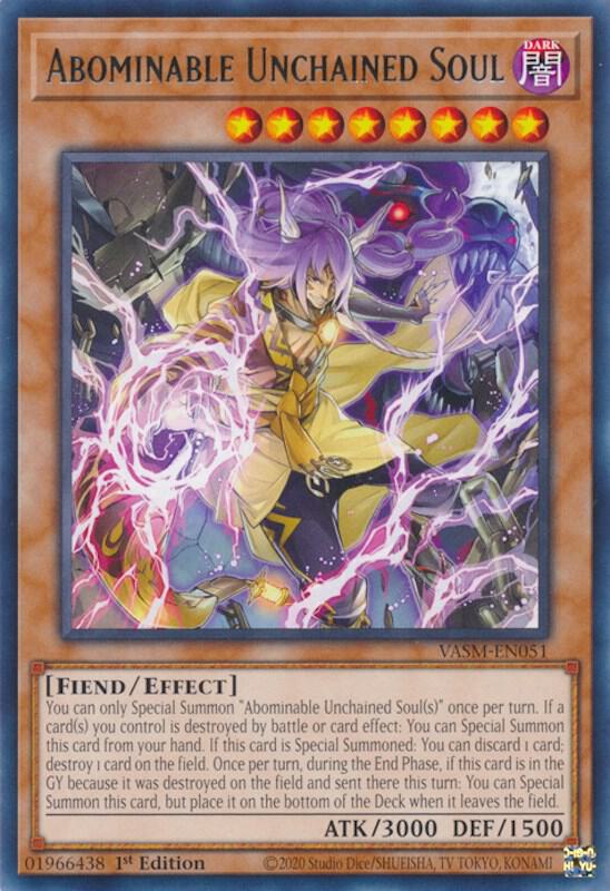Abominable Unchained Soul VASM-EN051 (Valiant Smashers)  - 1st Edition