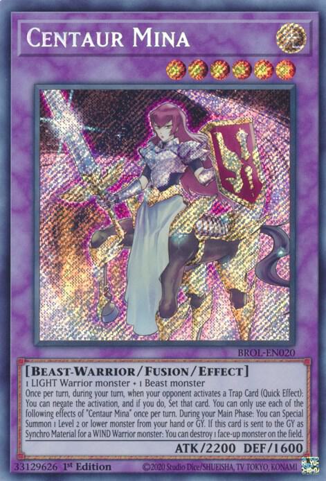 Centaur Mina BROL-EN020 (Brothers of Legend)  - 1st Edition