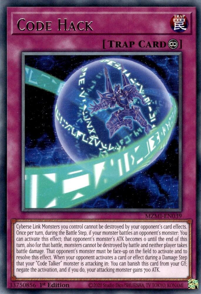 Code Hack MZMI-EN039 (Maze of Millennia)  - 1st Edition